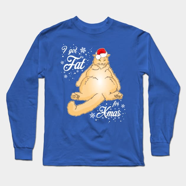 What did you get for X'mas? Cream Cat Long Sleeve T-Shirt by meownarchy